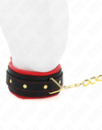KINK - COLLARE CON GUINZAGLIO IN TESSUTO TINTO REGOLABILE 33 - 48 CM X 5,7 CM - KINK COLLAR & GAG - Intimo per le occasioni speciali | The Game Lingerie