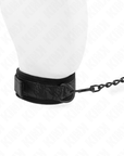KINK - COLLARE MODELLO BASE CON GUINZAGLIO 77 CM MODELLO 5 REGOLABILE 34 - 54 CM X 5 CM - KINK COLLAR & GAG - Intimo per le occasioni speciali | The Game Lingerie