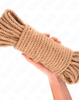 KINK - CORDA DI CANAPA CON TESTA IN METALLO 20 METRI - KINK ROPE ARTS - Intimo per le occasioni speciali | The Game Lingerie