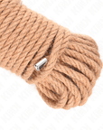 KINK - CORDA DI CANAPA CON TESTA IN METALLO 20 METRI - KINK ROPE ARTS - Intimo per le occasioni speciali | The Game Lingerie