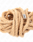 KINK - CORDA DI CANAPA CON TESTA IN METALLO 5 METRI - KINK ROPE ARTS - Intimo per le occasioni speciali | The Game Lingerie