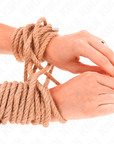 KINK - CORDA DI CANAPA CON TESTA IN METALLO 5 METRI - KINK ROPE ARTS - Intimo per le occasioni speciali | The Game Lingerie