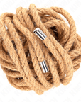KINK - CORDA DI CANAPA CON TESTA IN METALLO 5 METRI - KINK ROPE ARTS - Intimo per le occasioni speciali | The Game Lingerie