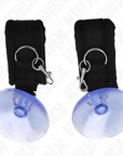 KINK - FERMAPOLSO A VENTOSA NERO 29 - 40 CM X 5 CM - KINK WRIST RESTRAINT - Intimo per le occasioni speciali | The Game Lingerie