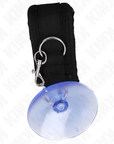 KINK - FERMAPOLSO A VENTOSA NERO 29 - 40 CM X 5 CM - KINK WRIST RESTRAINT - Intimo per le occasioni speciali | The Game Lingerie