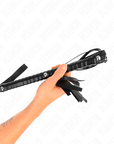 KINK - FRUSTA CON MANICO NERO STRUTTURATO 48,5 CM - KINK IMPACT & TOUCH - Intimo per le occasioni speciali | The Game Lingerie