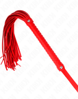 KINK - FRUSTA CON MANICO ROSSO STRUTTURATO 48,5 CM - KINK IMPACT & TOUCH - Intimo per le occasioni speciali | The Game Lingerie