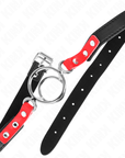 KINK - GAG CON O - RING MULTIPLI 4/4,8 CM ROSSO 38 X 56 CM - KINK COLLAR & GAG - Intimo per le occasioni speciali | The Game Lingerie