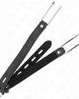 KINK - GANCIO IN METALLO 11.5 CM CON CINTURINO IN SIMILPELLE REGOLABILE 39 - 58 CM X 2 CM - KINK COLLAR & GAG - Intimo per le occasioni speciali | The Game Lingerie