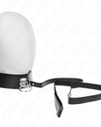 KINK - GUINZAGLIO BORCHIE 116 CM COLLARE CON CINTURINO IN SIMILPELLE 50 X 5 CM - KINK COLLAR & GAG - Intimo per le occasioni speciali | The Game Lingerie