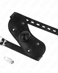 KINK - MASCHERA BOCCA BALL GAG CON SERRATURA REGOLABILE 42 - 60 CM - KINK COLLAR & GAG - Intimo per le occasioni speciali | The Game Lingerie
