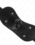 KINK - MASCHERA BOCCA BALL GAG CON SERRATURA REGOLABILE 42 - 60 CM - KINK COLLAR & GAG - Intimo per le occasioni speciali | The Game Lingerie