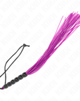 KINK - MINI FRUSTA IN SILICONE CON 6 PERLINE VIOLA 26 CM - KINK IMPACT & TOUCH - Intimo per le occasioni speciali | The Game Lingerie