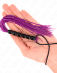 KINK - MINI FRUSTA IN SILICONE CON 6 PERLINE VIOLA 26 CM - KINK IMPACT & TOUCH - Intimo per le occasioni speciali | The Game Lingerie