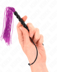 KINK - MINI FRUSTA IN SILICONE CON 6 PERLINE VIOLA 26 CM - KINK IMPACT & TOUCH - Intimo per le occasioni speciali | The Game Lingerie