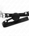 KINK - MODELLO 1 PALLA IN SILICONE 4 CM GAG CON SERRATURA 60 x 2 CM - KINK COLLAR & GAG - Intimo per le occasioni speciali | The Game Lingerie