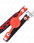 KINK - MODELLO 2 PALLA IN SILICONE 4 CM GAG CON SERRATURA 60 x 2 CM - KINK COLLAR & GAG - Intimo per le occasioni speciali | The Game Lingerie