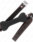 KINK - OSSO NERO 12 CM BAVAGLIO 63 x 2 CM - KINK COLLAR & GAG - Intimo per le occasioni speciali | The Game Lingerie