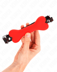 KINK - OSSO ROSSO 12 CM BAVAGLIO 63 x 2 CM - KINK COLLAR & GAG - Intimo per le occasioni speciali | The Game Lingerie