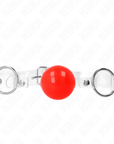 KINK - PALLA IN PVC TRASPARENTE ROSSA BAVAGLIO 4 CM REGOLABILE - KINK COLLAR & GAG - Intimo per le occasioni speciali | The Game Lingerie