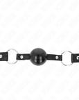 KINK - PALLA IN TPE NERA 4 CM GAG 60 x 2 CM - KINK COLLAR & GAG - Intimo per le occasioni speciali | The Game Lingerie