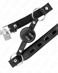 KINK - PALLA IN TPE NERA 4 CM GAG 60 x 2 CM - KINK COLLAR & GAG - Intimo per le occasioni speciali | The Game Lingerie