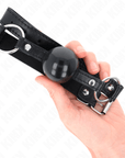 KINK - PALLA IN TPE NERA 4 CM GAG 60 x 2 CM - KINK COLLAR & GAG - Intimo per le occasioni speciali | The Game Lingerie