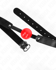 KINK - PALLA MORBIDA IN TPE 4 CM MODELLO GAG 1 66 x 2,5 CM REGOLABILE 41 - 61 CM - KINK COLLAR & GAG - Intimo per le occasioni speciali | The Game Lingerie