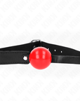 KINK - PALLA MORBIDA IN TPE 4 CM MODELLO GAG 1 66 x 2,5 CM REGOLABILE 41 - 61 CM - KINK COLLAR & GAG - Intimo per le occasioni speciali | The Game Lingerie
