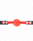 KINK - PALLA MORBIDA IN TPE 4 CM MODELLO GAG 4 60 x 2 CM REGOLABILE 37 - 52 CM - KINK COLLAR & GAG - Intimo per le occasioni speciali | The Game Lingerie