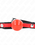 KINK - PALLA MORBIDA IN TPE 4 CM MODELLO GAG 4 60 x 2 CM REGOLABILE 37 - 52 CM - KINK COLLAR & GAG - Intimo per le occasioni speciali | The Game Lingerie