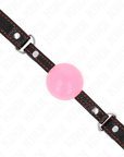 KINK - PALLA ORO ROSA 4 CM GAG 60 x 2 CM - KINK COLLAR & GAG - Intimo per le occasioni speciali | The Game Lingerie