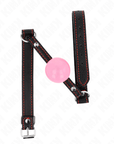 KINK - PALLA ORO ROSA 4 CM GAG 60 x 2 CM - KINK COLLAR & GAG - Intimo per le occasioni speciali | The Game Lingerie
