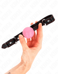 KINK - PALLA ORO ROSA 4 CM GAG 60 x 2 CM - KINK COLLAR & GAG - Intimo per le occasioni speciali | The Game Lingerie