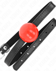 KINK - PALLA SINGOLA ROSSA GAG 4 CM 65 x 1,5 CM - KINK COLLAR & GAG - Intimo per le occasioni speciali | The Game Lingerie