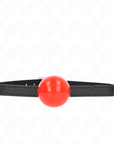 KINK - PALLA SINGOLA ROSSA GAG 4 CM 65 x 1,5 CM - KINK COLLAR & GAG - Intimo per le occasioni speciali | The Game Lingerie