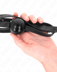 KINK - PICCOLO SIMPLICITY STRAP BALL 4 CM GAG 60 x 2 CM - KINK COLLAR & GAG - Intimo per le occasioni speciali | The Game Lingerie