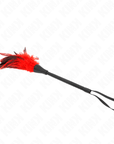 KINK - PIUME DI POLLO SOLLEGATO A FORMA DI CORNO ROSSO 36 CM - KINK IMPACT & TOUCH - Intimo per le occasioni speciali | The Game Lingerie