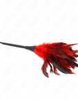 KINK - PIUME DI POLLO SOLLEGATO A FORMA DI CORNO ROSSO 36 CM - KINK IMPACT & TOUCH - Intimo per le occasioni speciali | The Game Lingerie