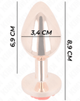 KINK - PLUG ANALE IN ORO ROSA CON ROSA ROSSA M - KINK PLEASURE PLUGS - Intimo per le occasioni speciali | The Game Lingerie
