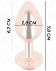 KINK - PLUG ANALE IN ORO ROSA CON ROSA ROSSA S - KINK PLEASURE PLUGS - Intimo per le occasioni speciali | The Game Lingerie