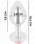KINK - PLUG ANALE ROSA ROSSO TAGLIA L - KINK PLEASURE PLUGS - Intimo per le occasioni speciali | The Game Lingerie