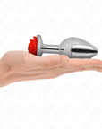 KINK - PLUG ANALE ROSA ROSSO TAGLIA L - KINK PLEASURE PLUGS - Intimo per le occasioni speciali | The Game Lingerie