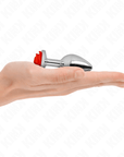 KINK - PLUG ANALE ROSA ROSSO TAGLIA S - KINK PLEASURE PLUGS - Intimo per le occasioni speciali | The Game Lingerie
