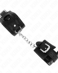 KINK - POGGIPOLSO CON FIBBIA STRASS NERO REGOLABILE 25 - 32 CM X 5,5 CM - KINK WRIST RESTRAINT - Intimo per le occasioni speciali | The Game Lingerie