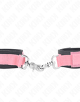 KINK - POGGIPOLSO REGOLABILE IN NEOPRENE ROSA REGOLABILE 22 - 34 CM - KINK WRIST RESTRAINT - Intimo per le occasioni speciali | The Game Lingerie