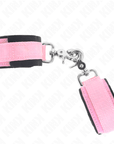 KINK - POGGIPOLSO REGOLABILE IN NEOPRENE ROSA REGOLABILE 22 - 34 CM - KINK WRIST RESTRAINT - Intimo per le occasioni speciali | The Game Lingerie