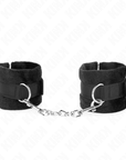 KINK - POLSINI IN PELLICCIA PER PRINCIPIANTI NERI 30 X 7 CM - KINK WRIST RESTRAINT - Intimo per le occasioni speciali | The Game Lingerie