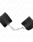 KINK - POLSINI IN PELLICCIA PER PRINCIPIANTI NERI 30 X 7 CM - KINK WRIST RESTRAINT - Intimo per le occasioni speciali | The Game Lingerie