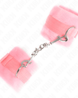 KINK - POLSINI IN PELLICCIA PER PRINCIPIANTI ROSA 30 X 7 CM - KINK WRIST RESTRAINT - Intimo per le occasioni speciali | The Game Lingerie